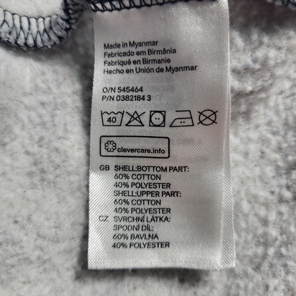 L.O.G.G. Label Of Graded Goods H&M Women's Hoodie Size L Full Zip Fleece Lined - Picture 6 of 7